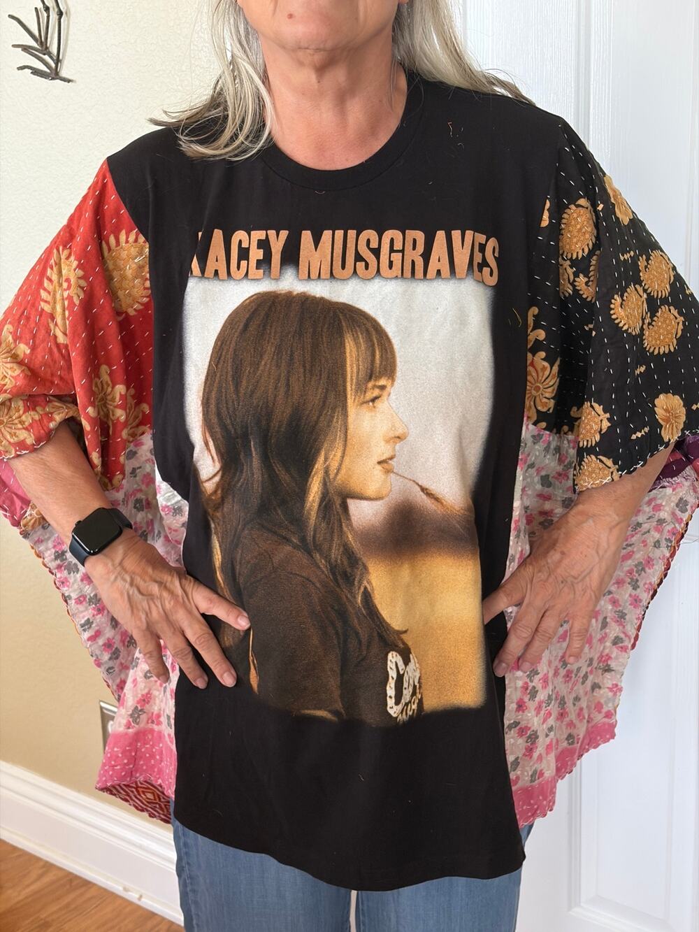 Kacey Musgraves Upcycled Kantha Tunic Top Shirt OS Handmade